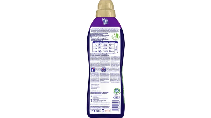 Vernel Weichspüler Aromatherapie Traumhafte Lotusblüte 37 WL 814 ml