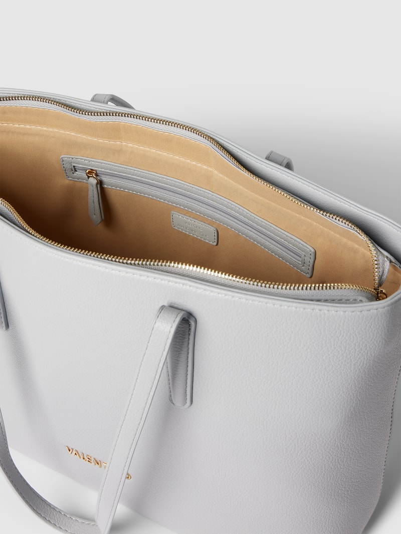 Shopper mit Label-Applikation Modell 'SPECIAL MARTU' in cognac