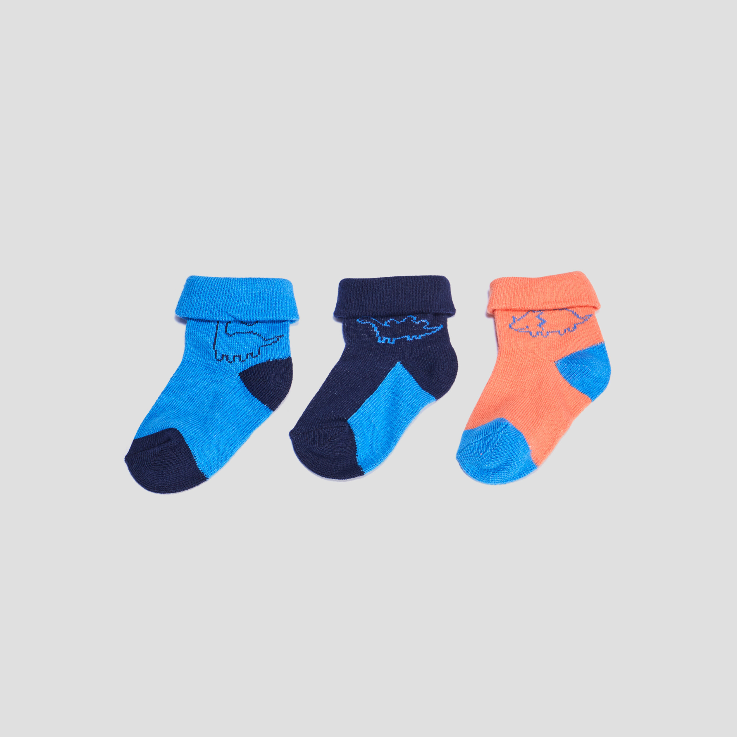 Lot 3 paires chaussettes multicolore bébé garçon | La Halle
