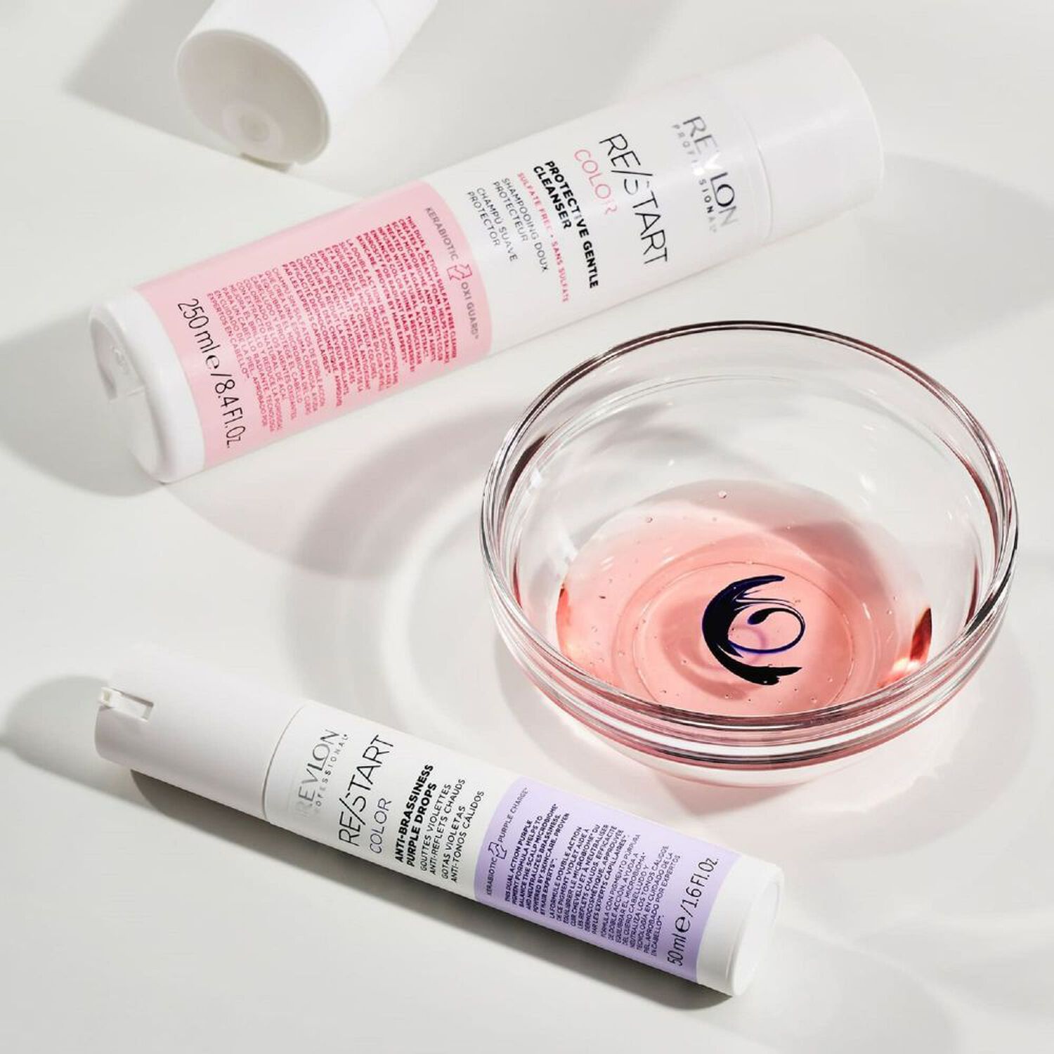 revlon professional Shampooing Nettoyant doux Protecteur de Couleur RE/START™ COLOR - Cheveux Colorés - 250 ml