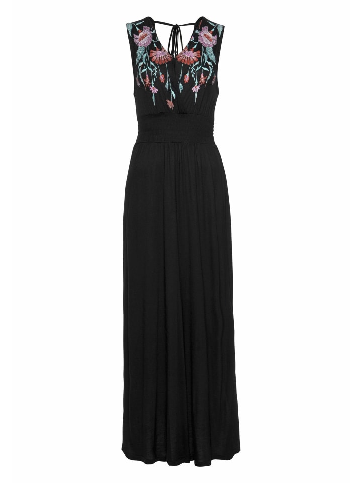 Buffalo Maxikleid in schwarz günstig kaufen