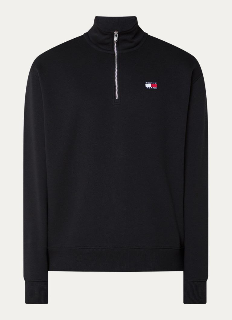 Sweter Tommy Hilfiger z zamkiem błyskawicznym i logo