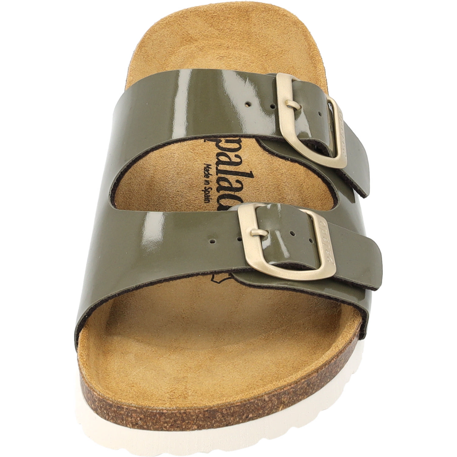 Palado Milos Lack, Pantoletten, Damen, Khaki