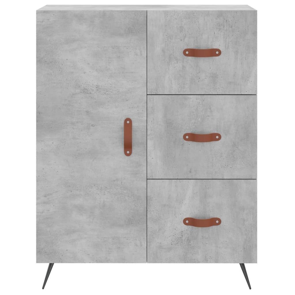vidaXL Sideboard Sideboard Betongrau 69,5x34x90 cm Holzwerkstoff (1 St)