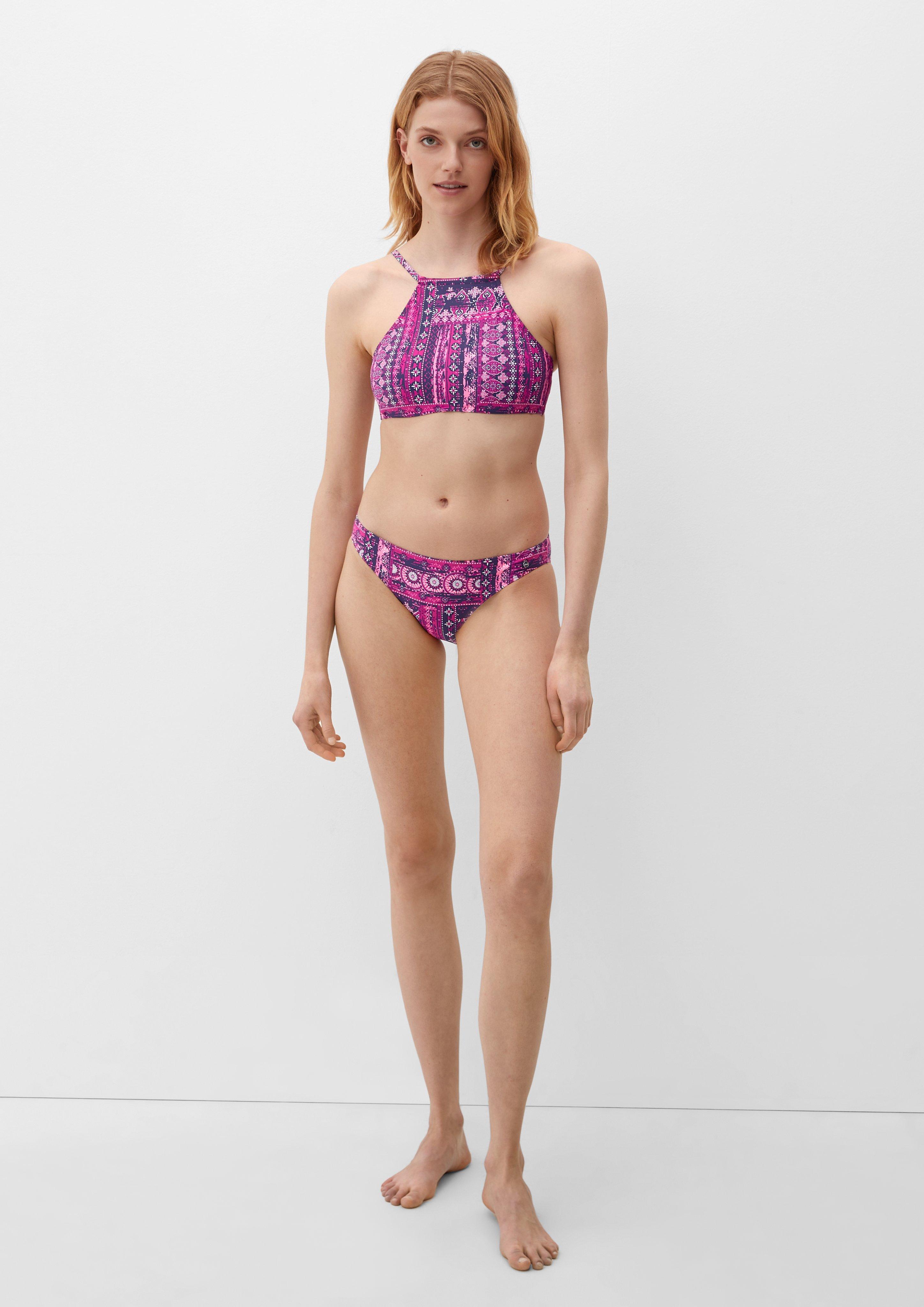 Bustier-Bikini im Set mit All-over-Muster  6008439-45A3