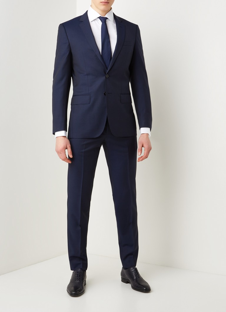 Profuomo majica za pušenje slim fit u bijeloj boji