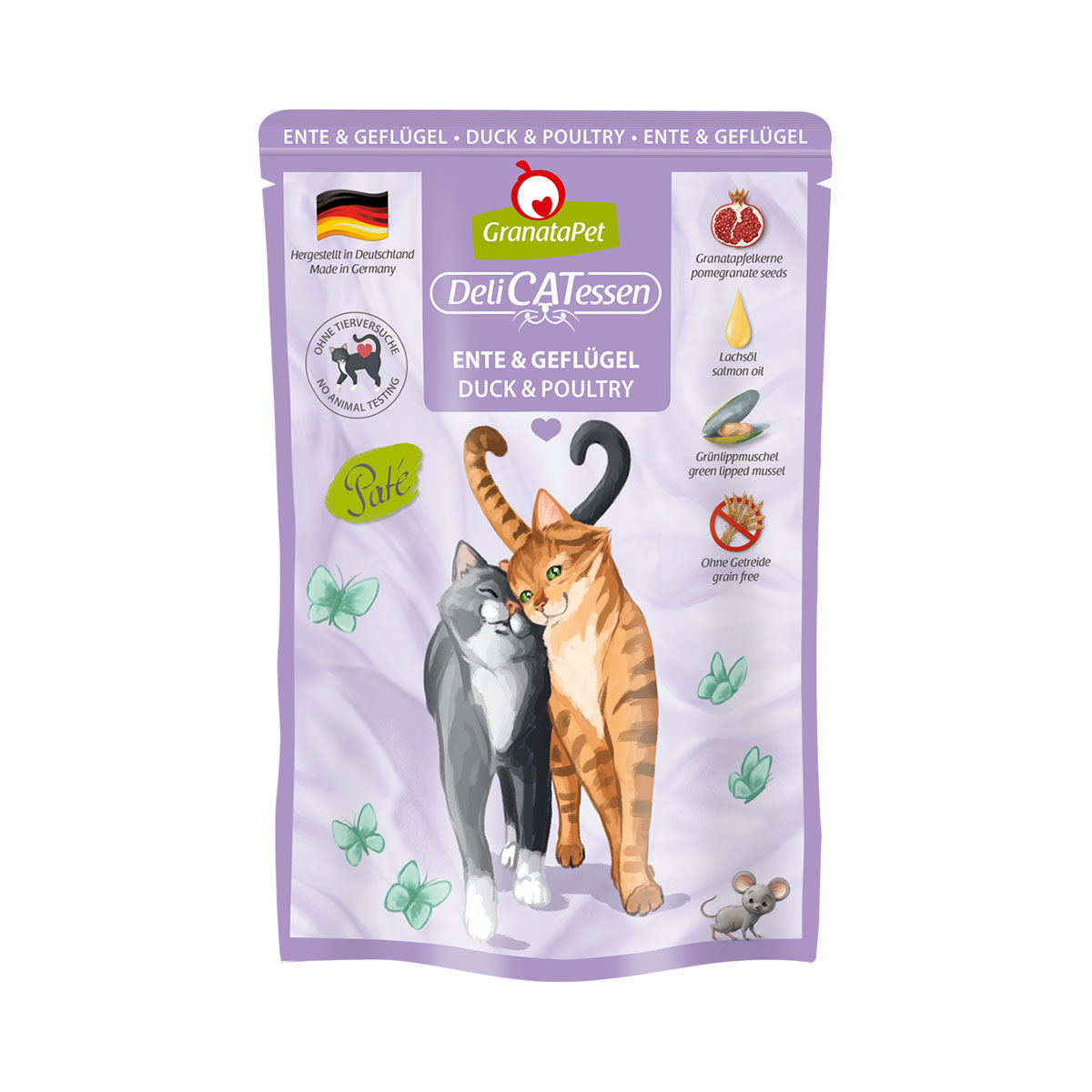 GranataPet Katze - Delicatessen Pouch Ente & Geflügel