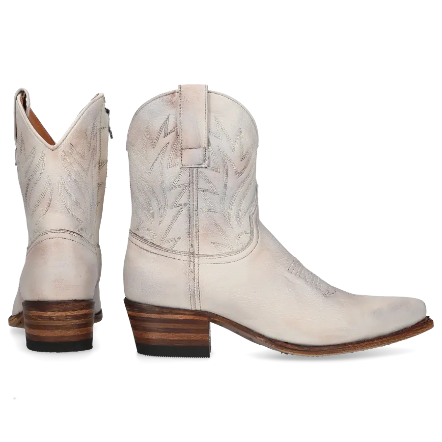 Sendra - Cowboystiefel 16971 Kalbsleder - beige
