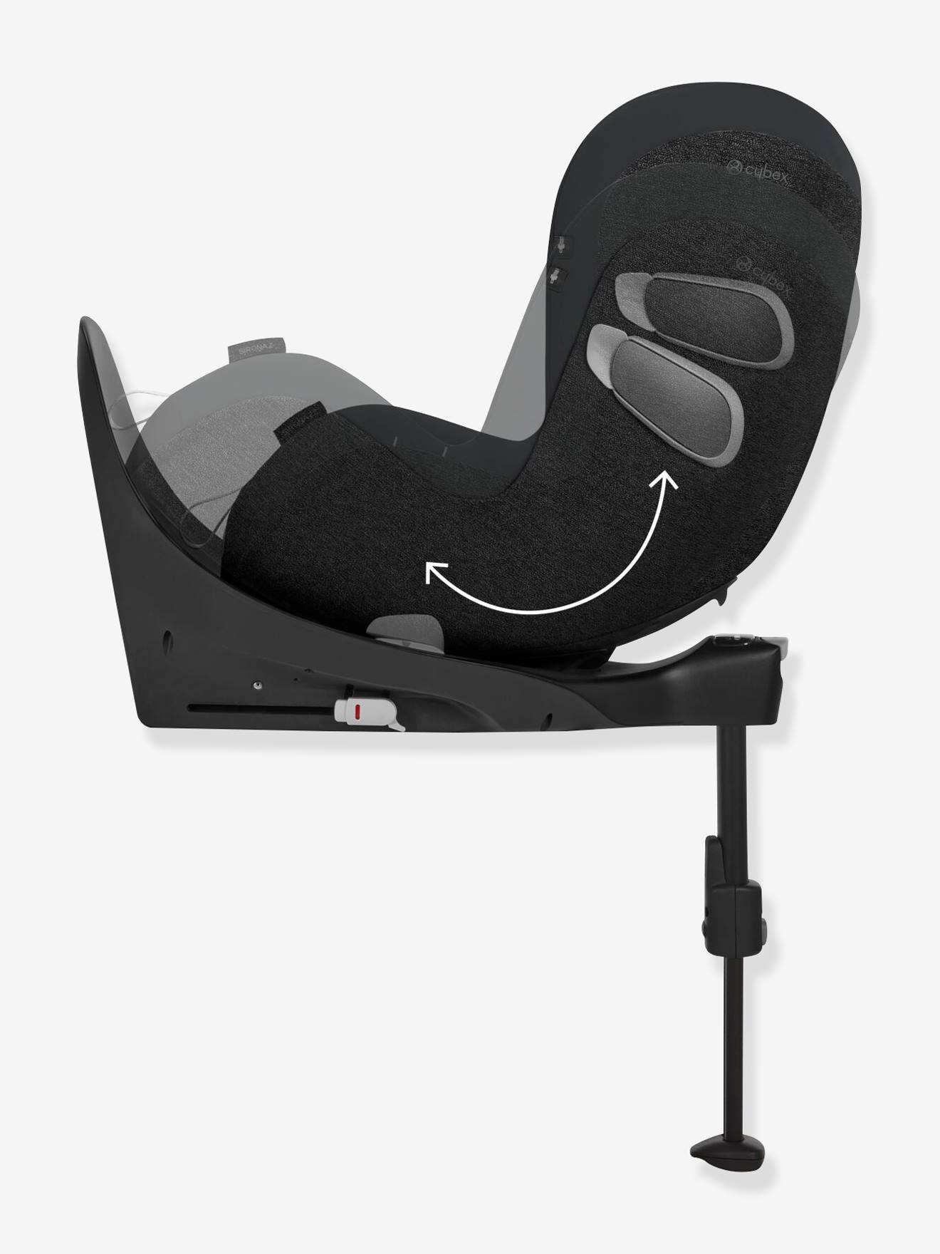 Siège-auto CYBEX Platinum Sirona Z2 i-Size 45 à 105 cm, équivalence groupe 0+/1 gris (soho grey)