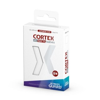 Ultimate Guard Cortex Sleeves Japanische Größe Matt-Weiß (60)