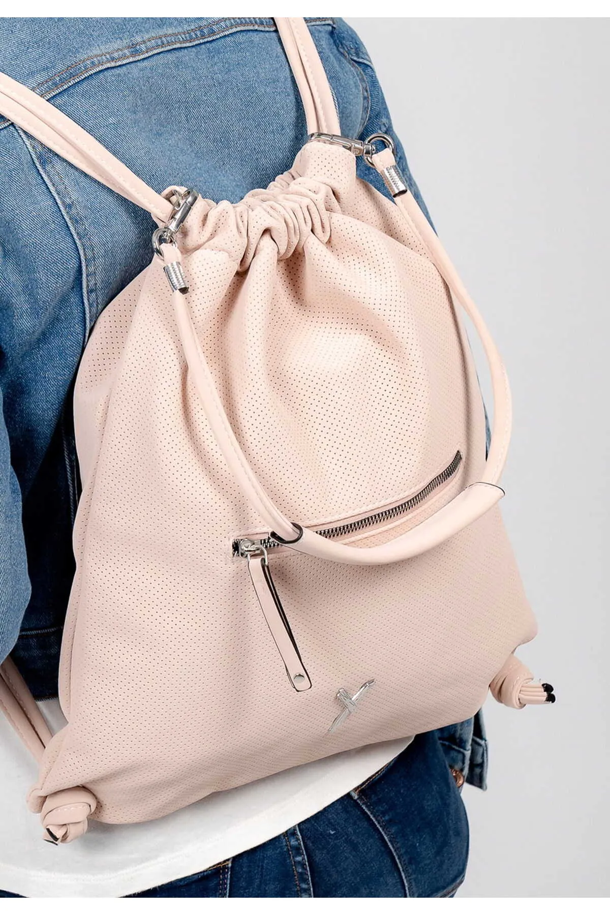 SURI FREY  Rucksack - Rosa - Unifarben
