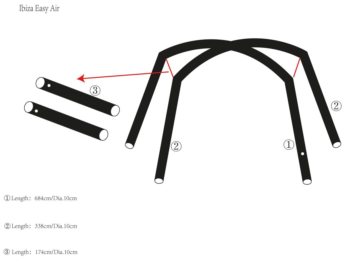 Obelink Ibiza Easy Air Haupt Airtube
