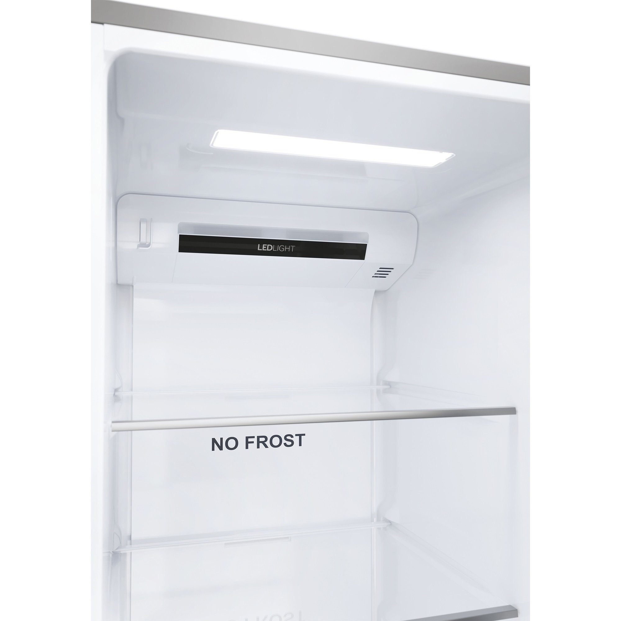 Haier Side-by-Side Front aus Edelstahl HSR5918DNMP, 177,5 cm hoch, 90,8 cm breit, Total NoFrost, Mutli Airflow, Top LED Beleuchtung, XL Slim Line
