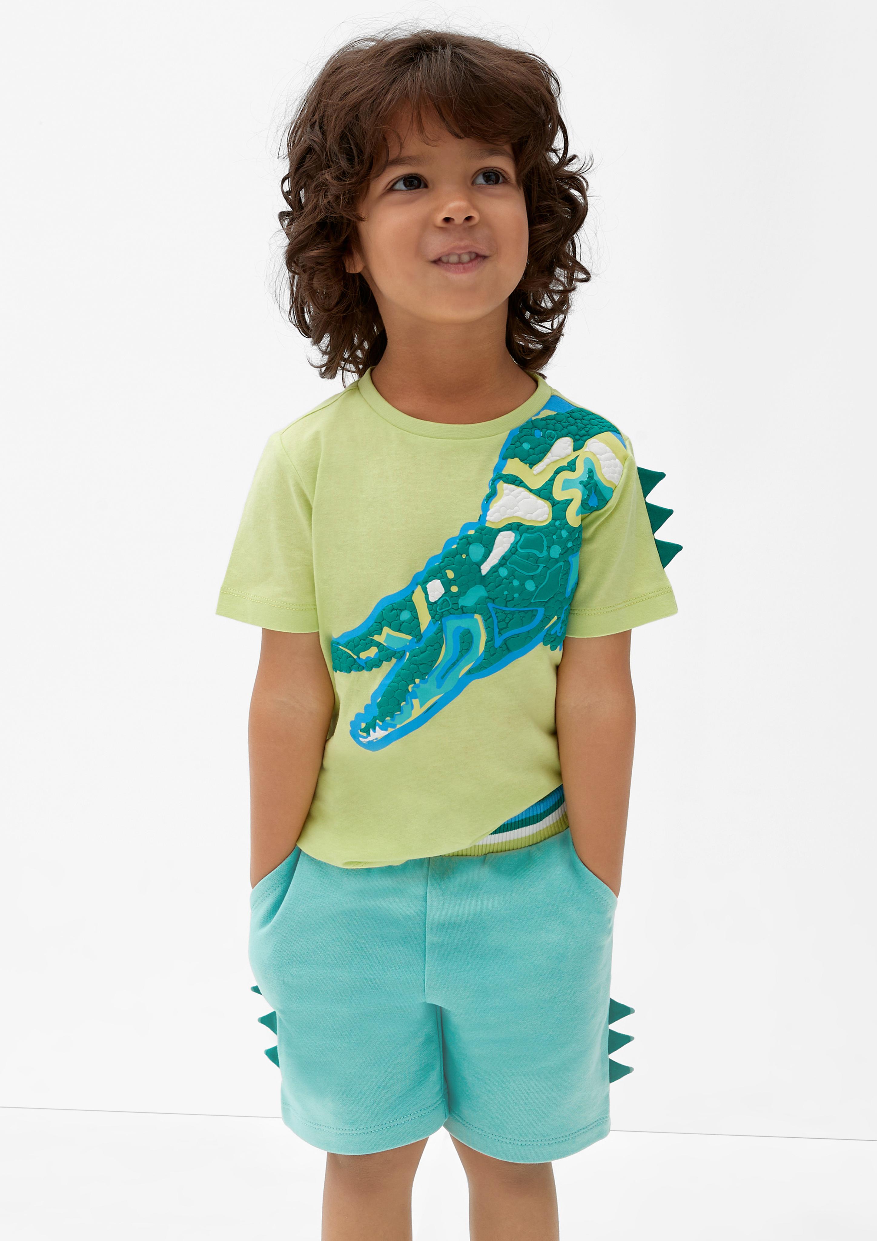 Loose: Bermudas mit Zacken-Applikation  2130675-6632