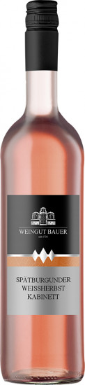 2022 Spätburgunder Weißherbst Kabinett feinherb - Weingut M+U Bauer