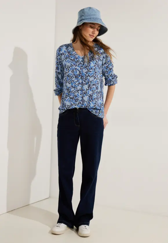 CECIL Bluse mit Minimalprint