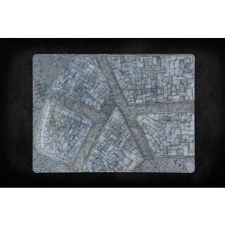 Cobblestone City 2.0 Matte 30x22 Zoll geeignet für Kill Team und Warcry