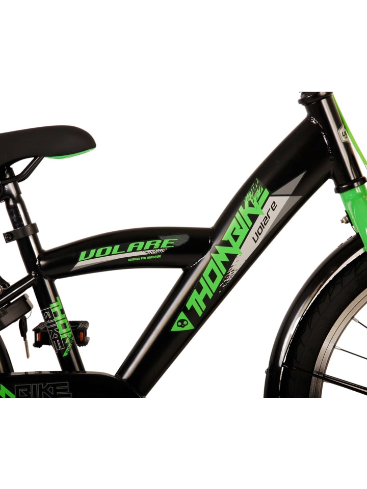 Volare Kinderfahrrad Thombike für Jungen 20 Zoll Kinderrad in Schwarz Grün 6 Jahre günstig kaufen onesize