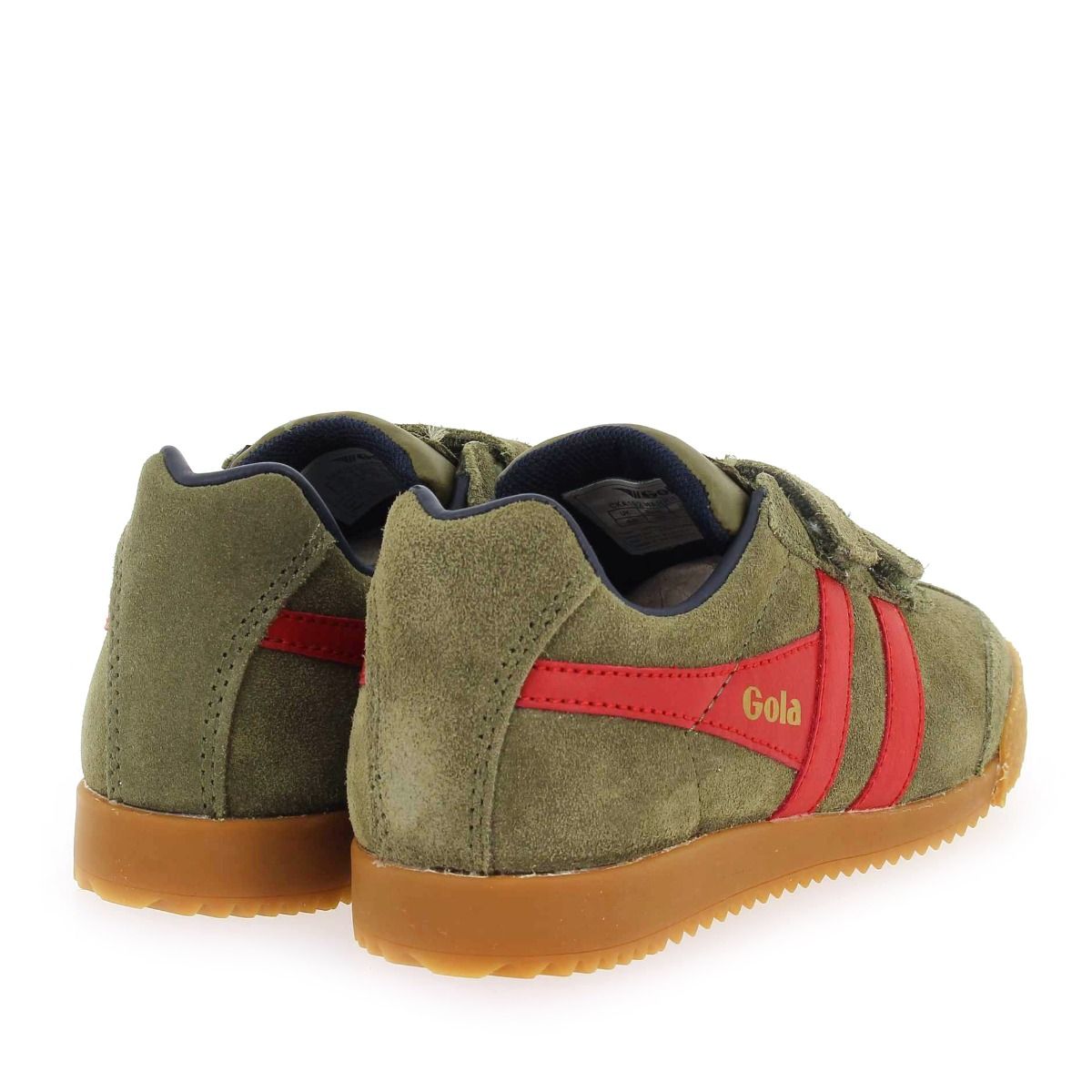 Gola  HARRIER VELCRO CKA192 - Kaki Rouge