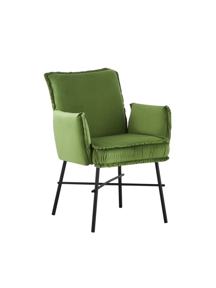 B&D Home Esszimmerstuhl JÜRGEN in Grün - (B)63 x (H)84 x (T)63 cm günstig kaufen onesize