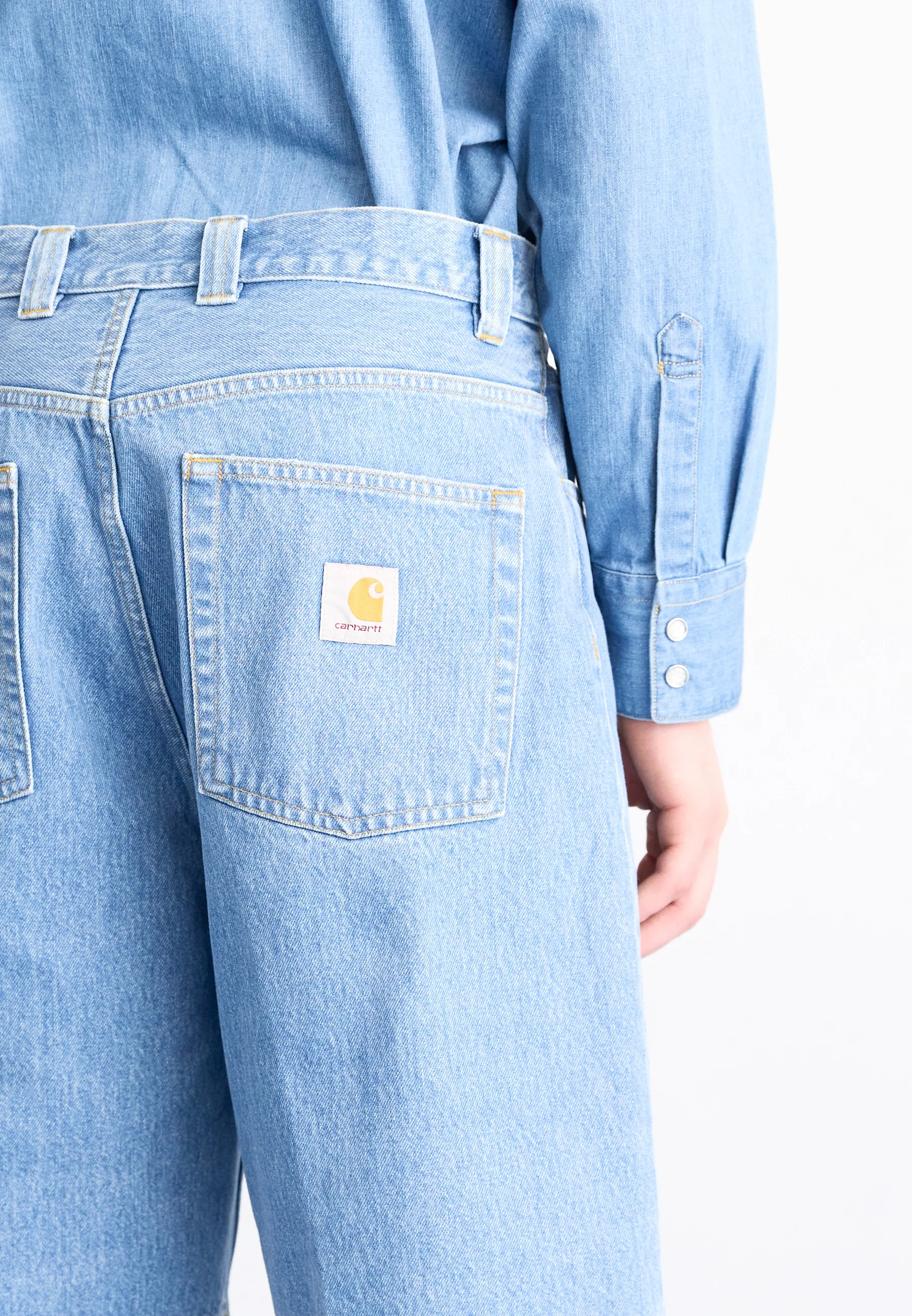Carhartt WIP BRANDON - Pantalones cortos vaqueros