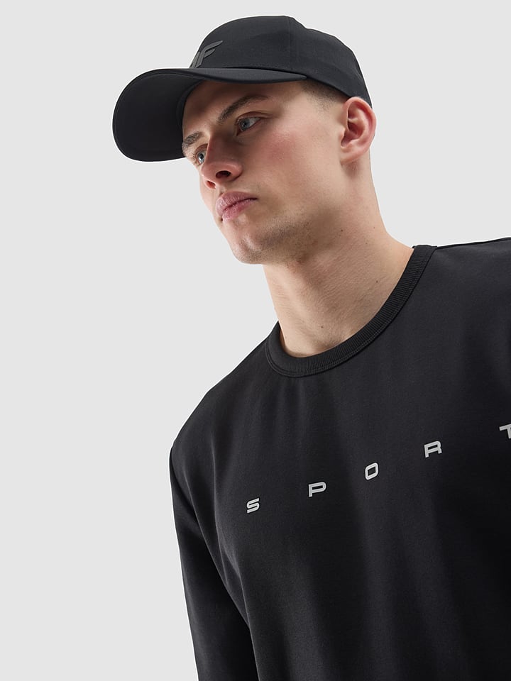 4F Sweatshirt in Schwarz günstig kaufen