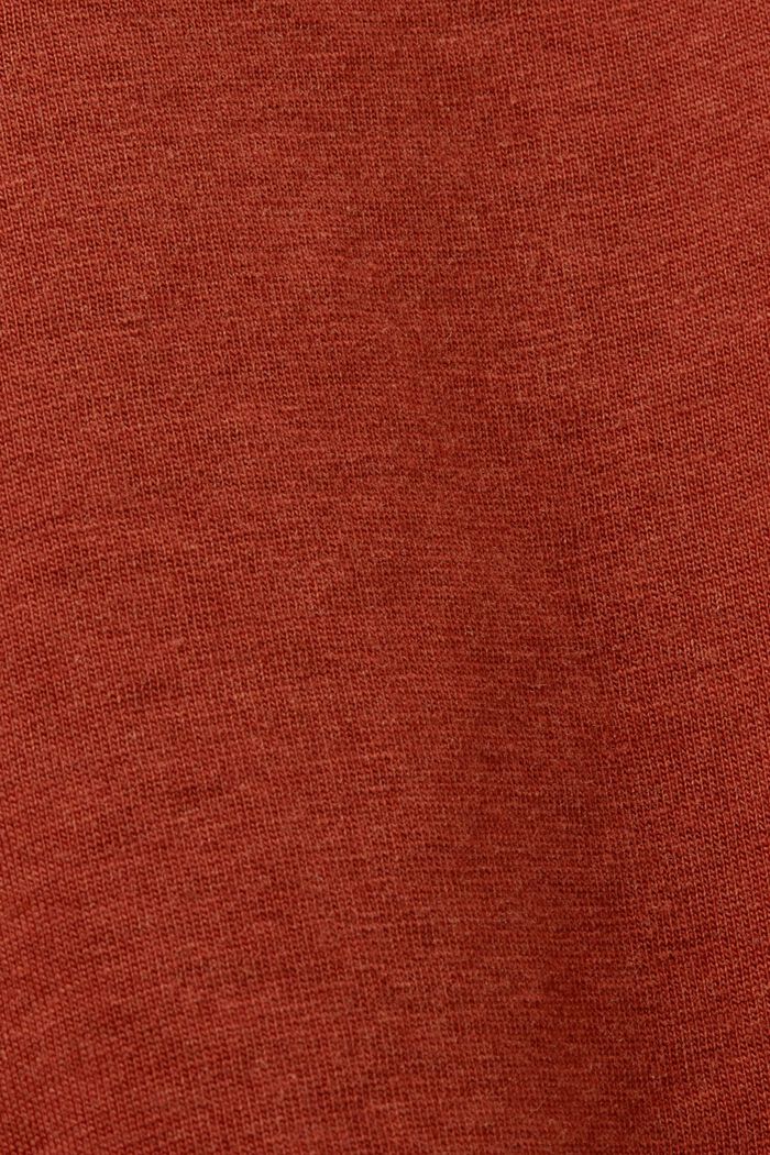 T-Shirt mit Faltendetail
