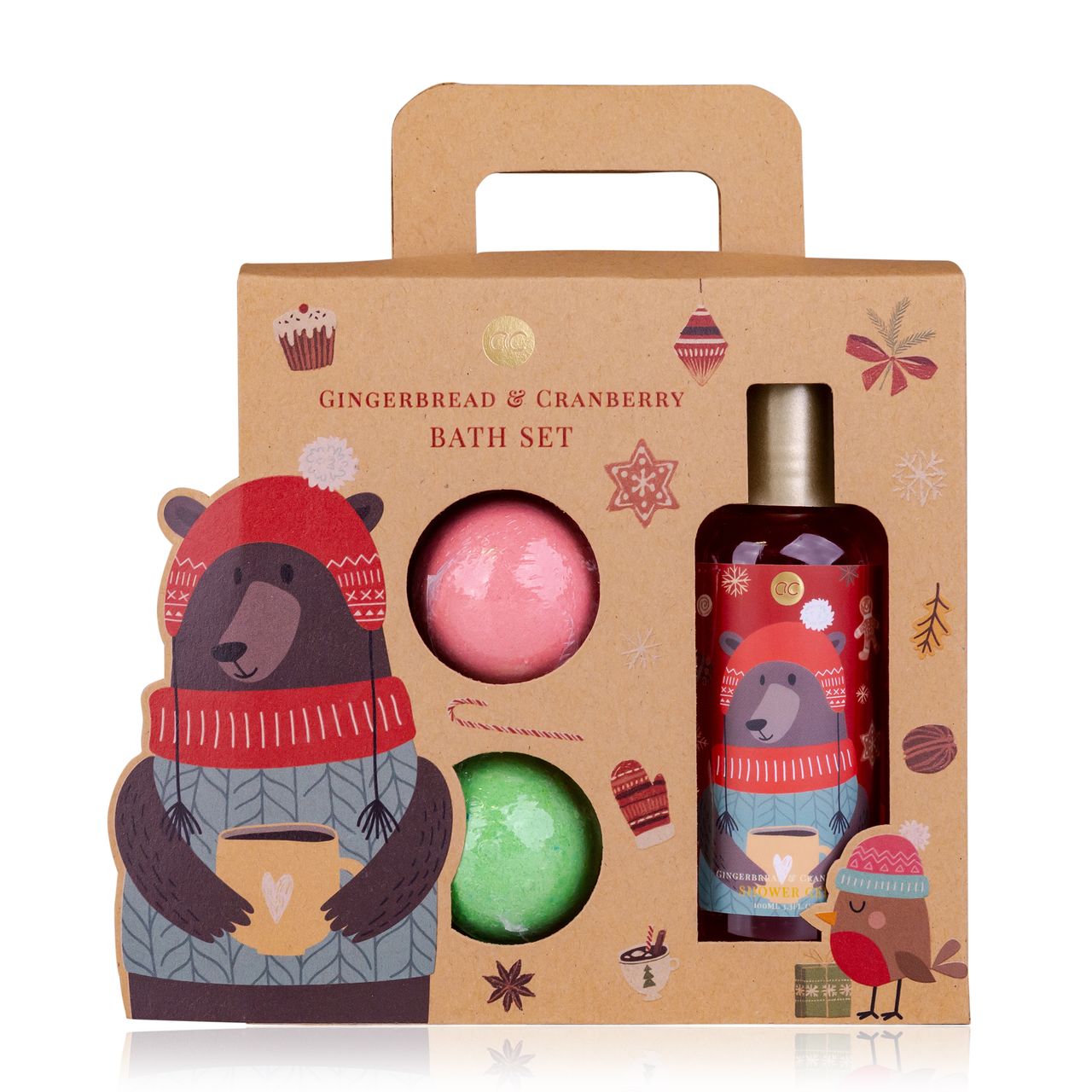 accentra Badeset HELLO WINTER in Geschenkbox