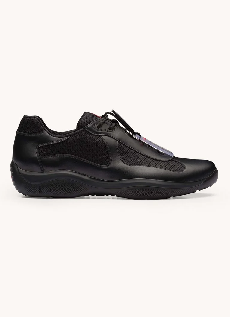 Prada America's Cup Original cipő bőr részletekkel