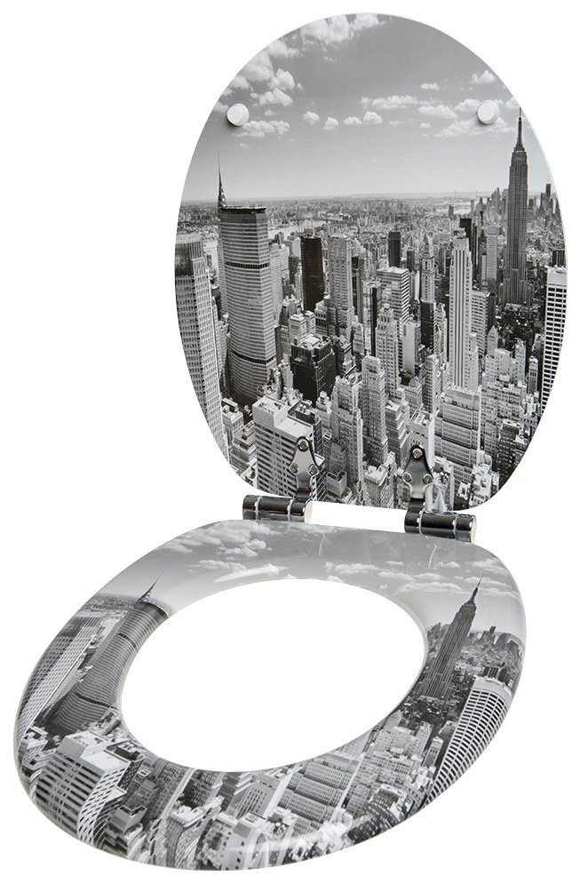 Sanilo WC-Sitz Skyline New York, mit Absenkautomatik