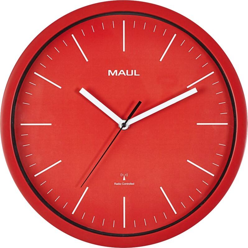 Maul Wanduhr 9053425 rot