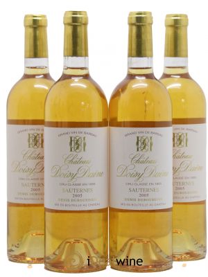 Château Doisy Daëne 2ème Grand Cru Classé  2005 - Lot de 4 Bouteilles
