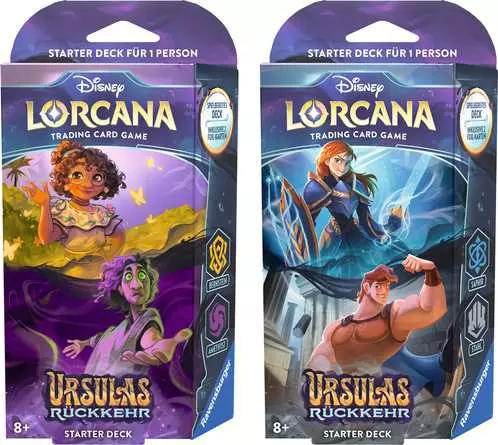 Disney Lorcana: Ursulas Rückkehr - Starter Deck Bernstein und Amethyst (Deutsch)