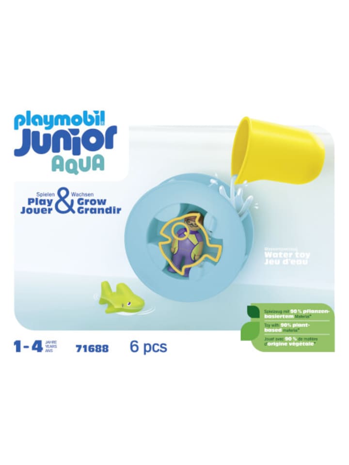 Playmobil Spielfigur Set Junior Aqua Wasserwirbelrad mit Babyhai, ab 12 Monate günstig kaufen onesize