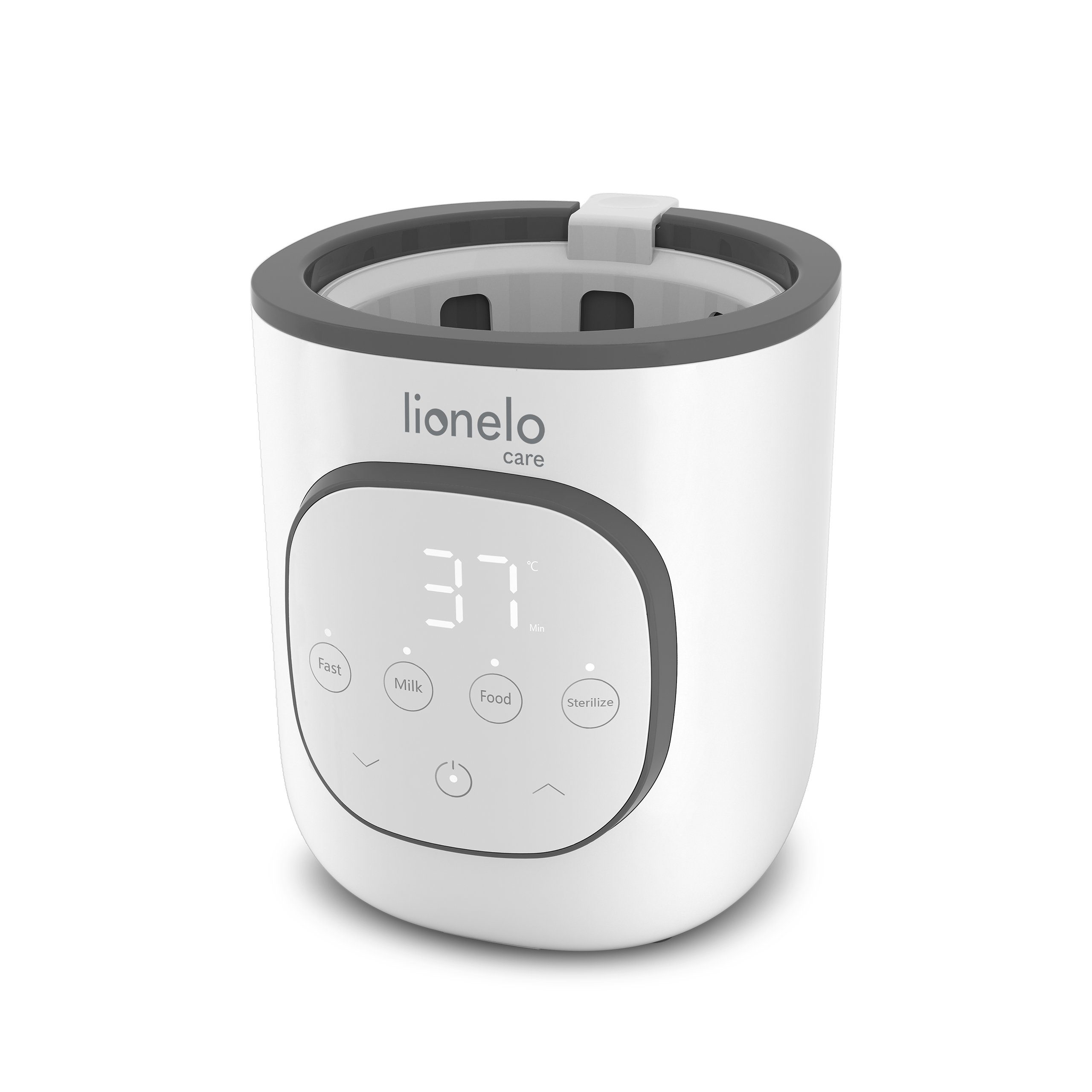 lionelo Babyflaschenwärmer THERMUP 2.0, 5 Arbeitsmodi, Intuitive Bedienung, BPA-frei, Sicherheit, Touchpanel