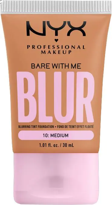 NYX Bare With Me Blur Face Foundation Medium