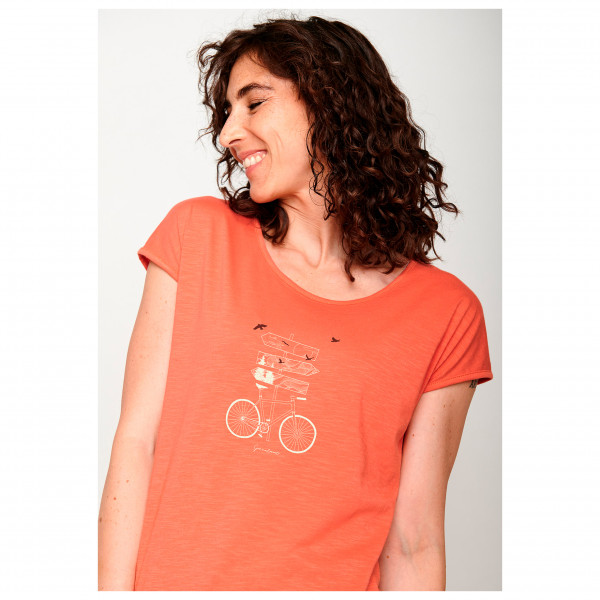 GreenBomb - Women's Bike Signpost Cool - T-Shirt