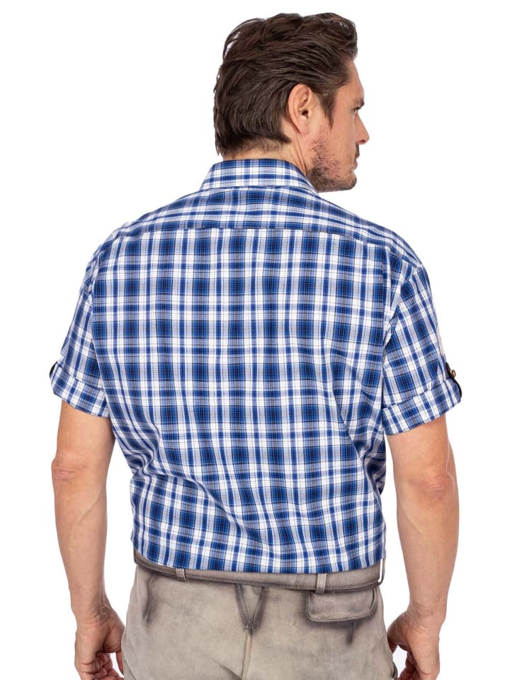 OS-Trachten Trachtenhemd 921002-2917 in blau günstig kaufen