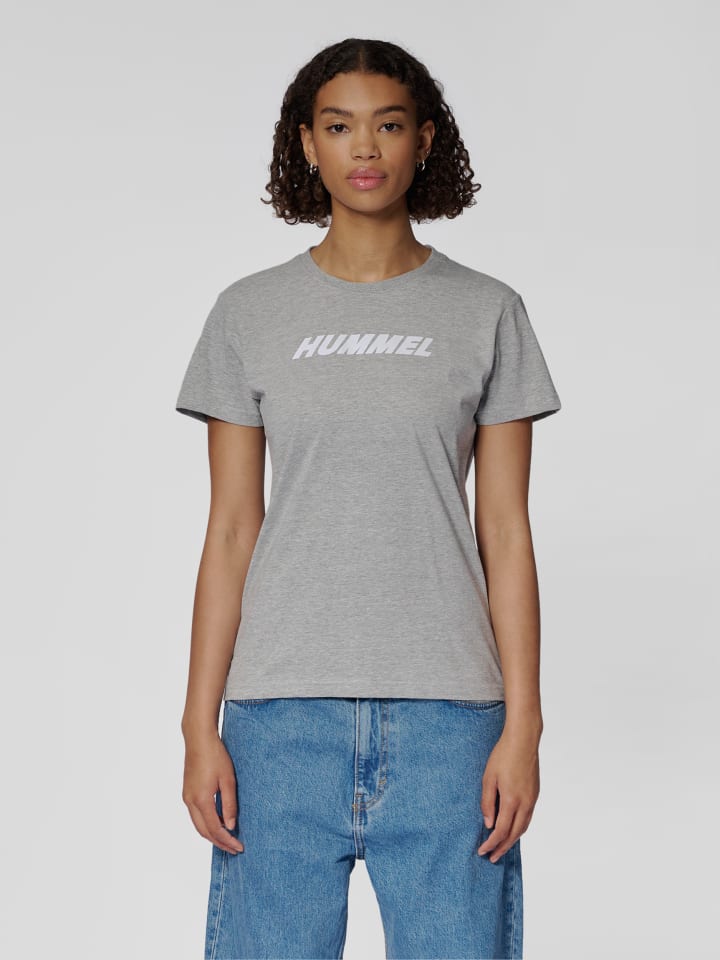 Hummel Hummel T-Shirt Hmlelemental Damen in GREY MELANGE günstig kaufen