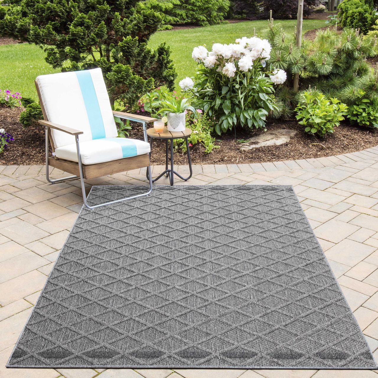 Ayyildiz Teppich, PATARA 4953, GREY, 120 x 170 cm