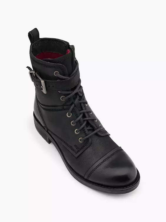 5th Avenue Leder Schnürstiefelette
