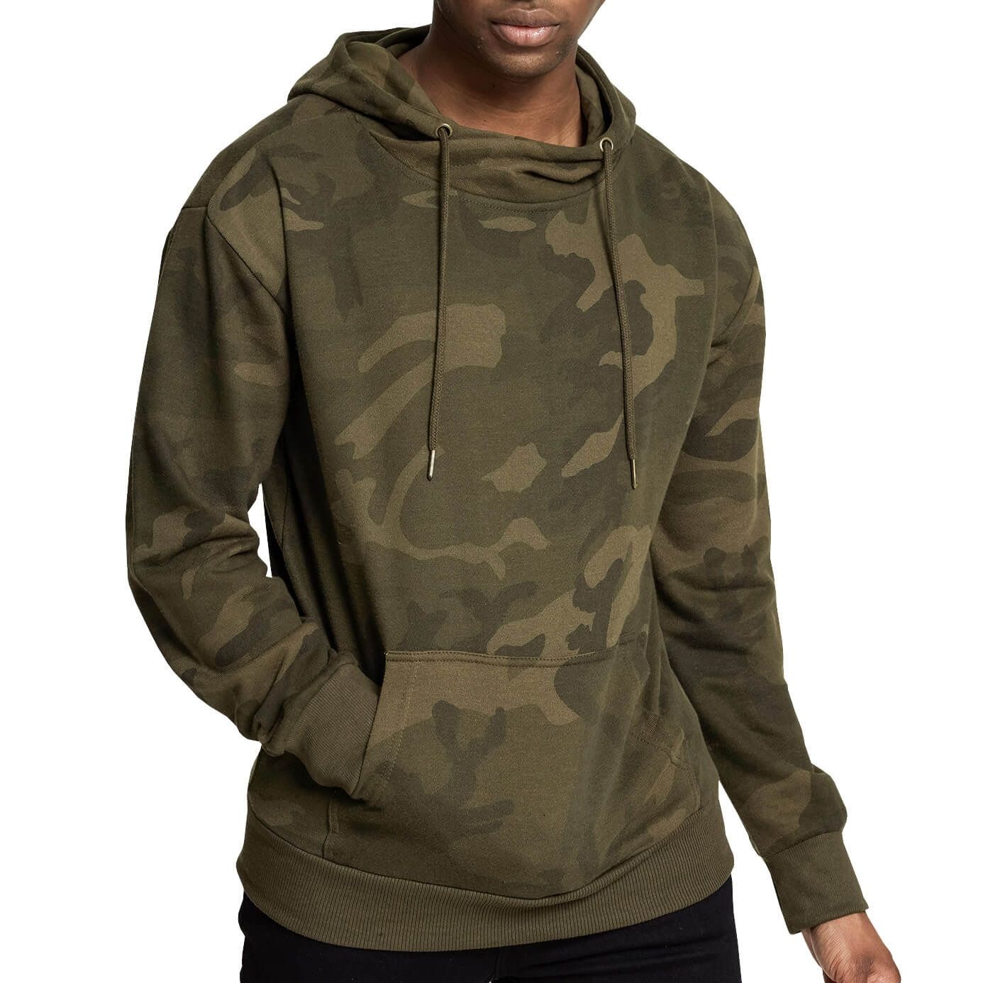 Kapuzenpullover High Neck Camo Hoody