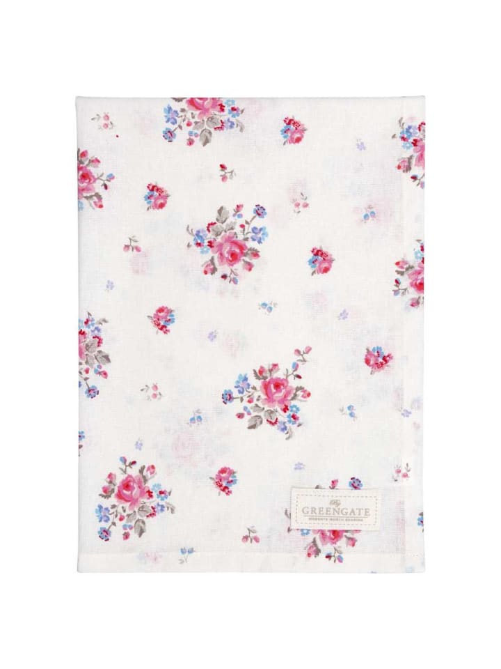 Greengate Geschirrtuch ELYSIA Weiß mit Blumen Muster günstig kaufen onesize