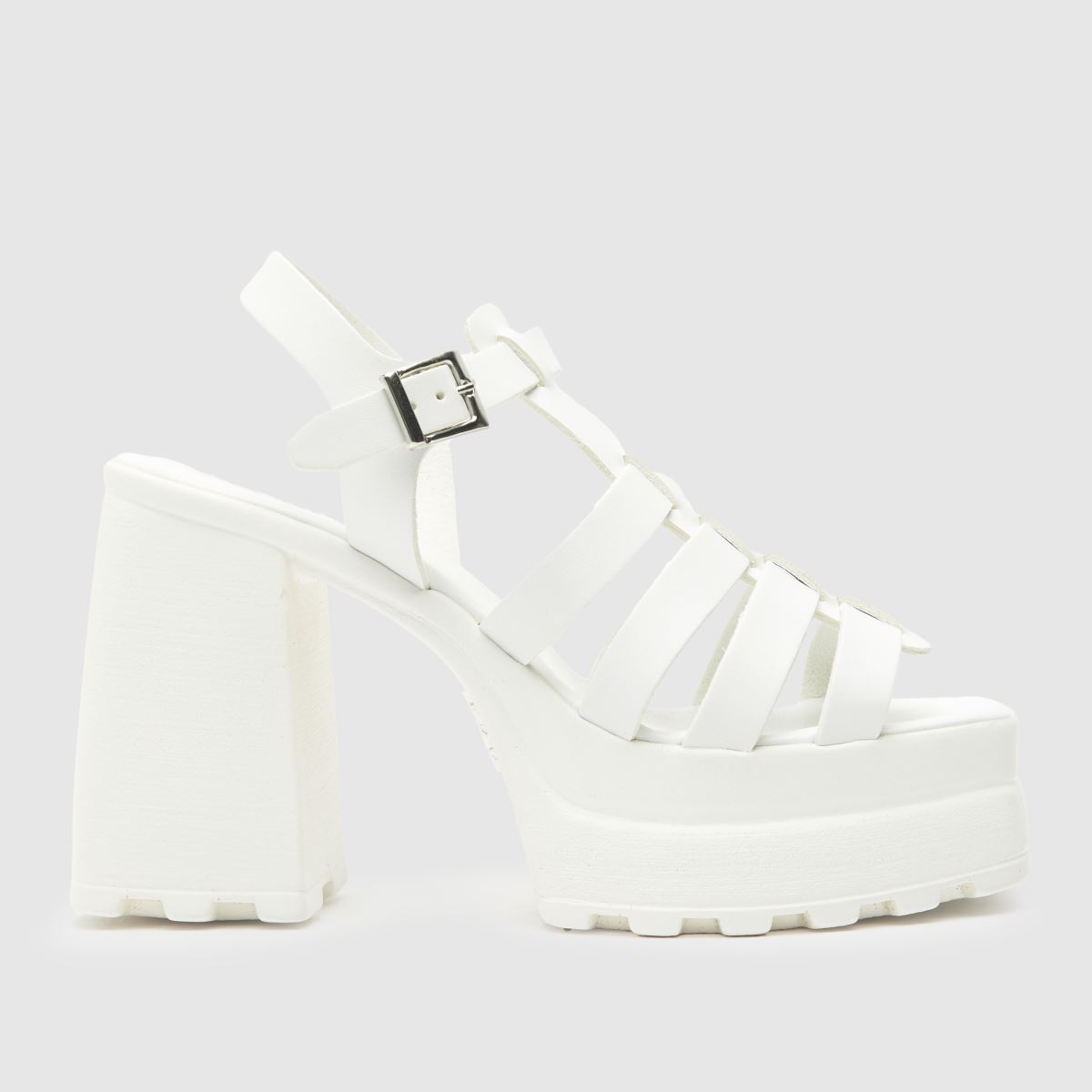 Schuh Starla platformos halászcipő fehér színben