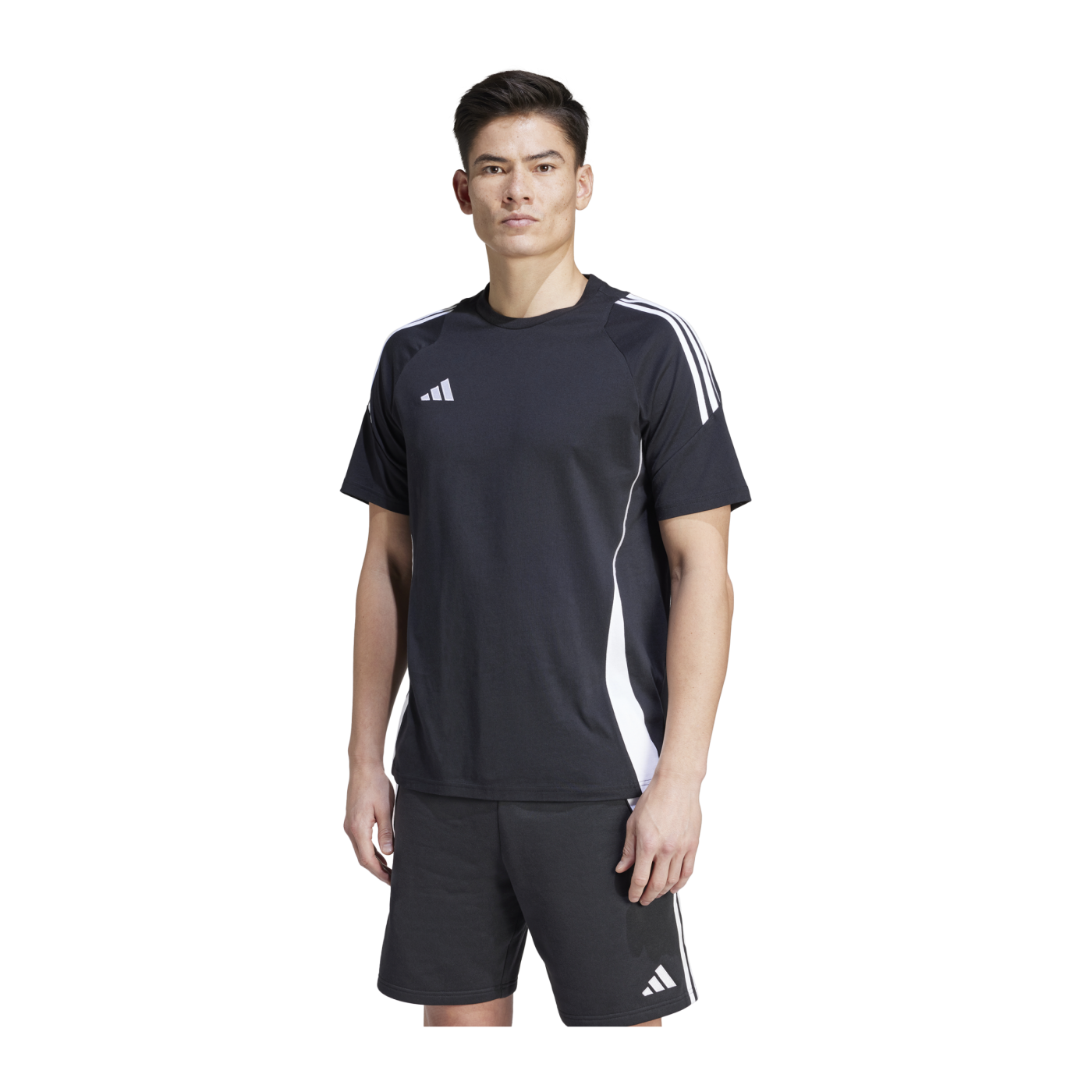 adidas Tiro 24 T-Shirt Schwarz Weiss