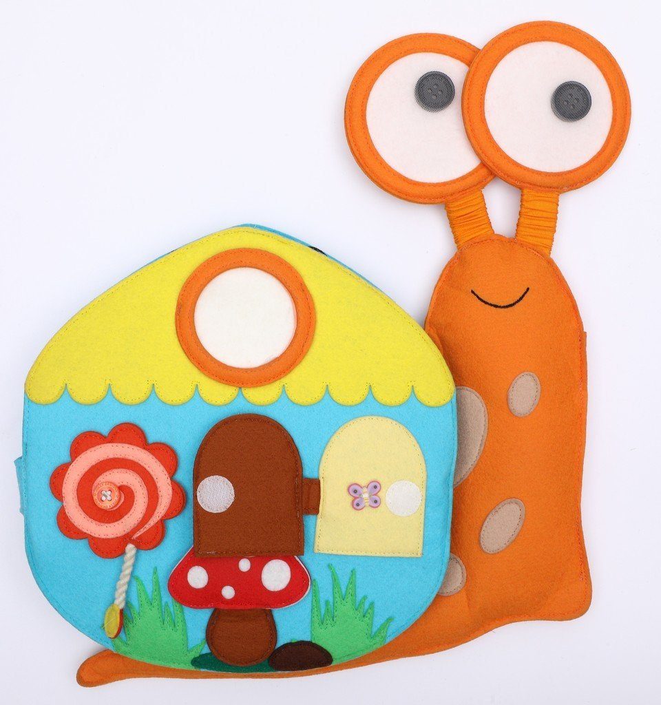 Jolly Designs Lernspielzeug Travel Buddy Schnecke