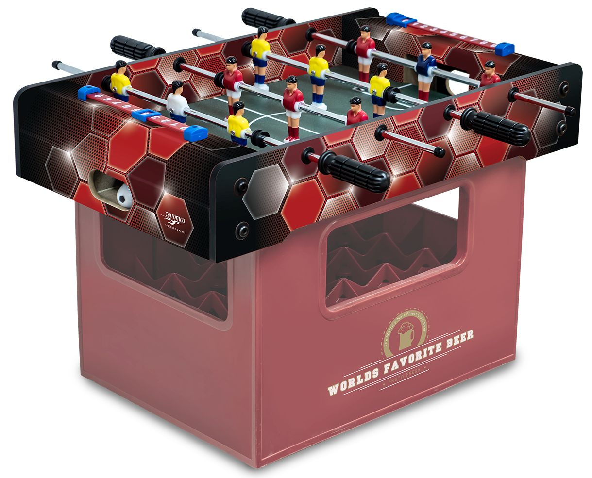 Carromco KICKER-BIERKASTEN ROTE WABEN