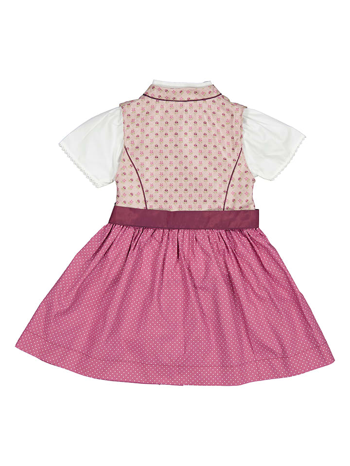 Isartrachten Dirndl in Beere/ Rosa günstig kaufen