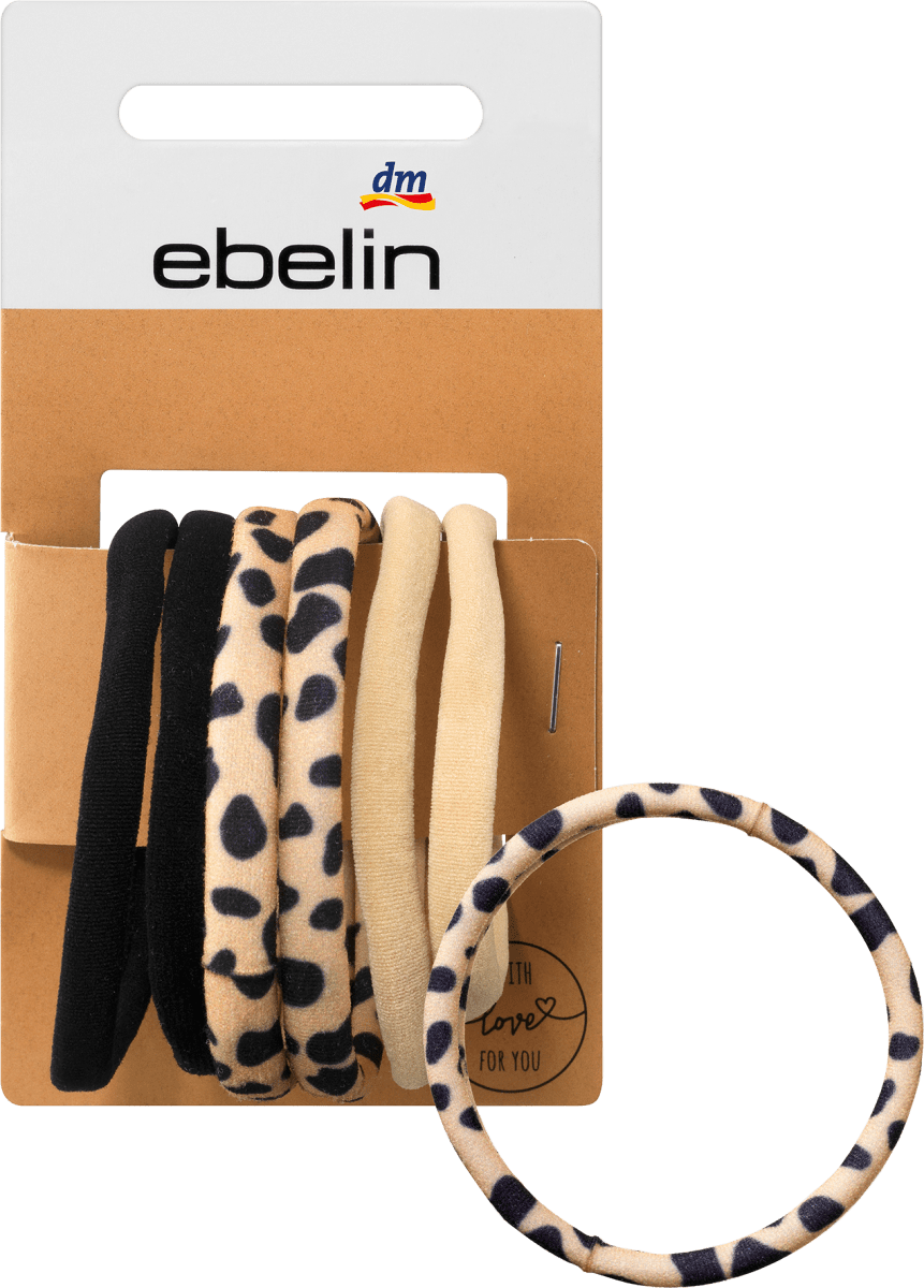 Haargummis Farb-Mix / Leo-Optik, 6 St