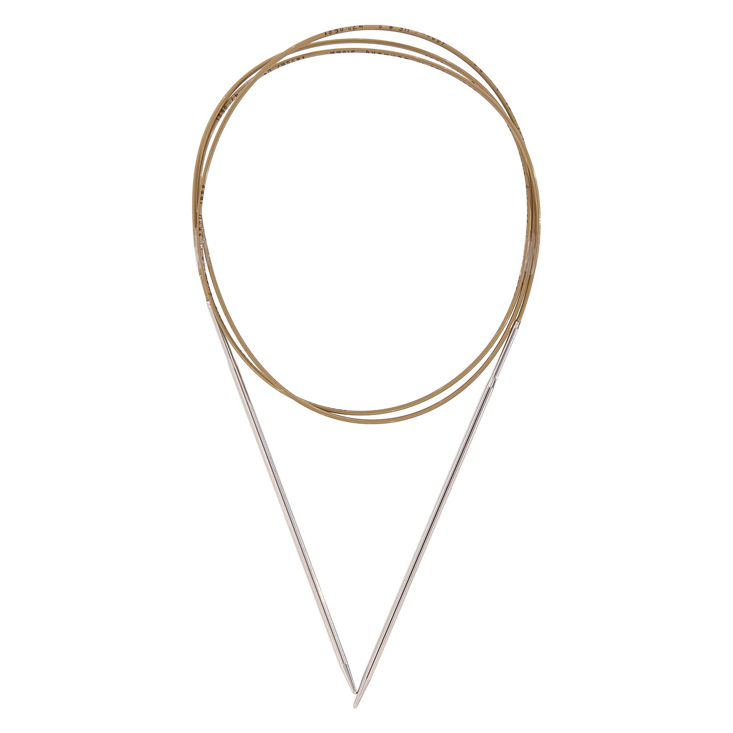 addi Rundstricknadel, Messing, 120 cm